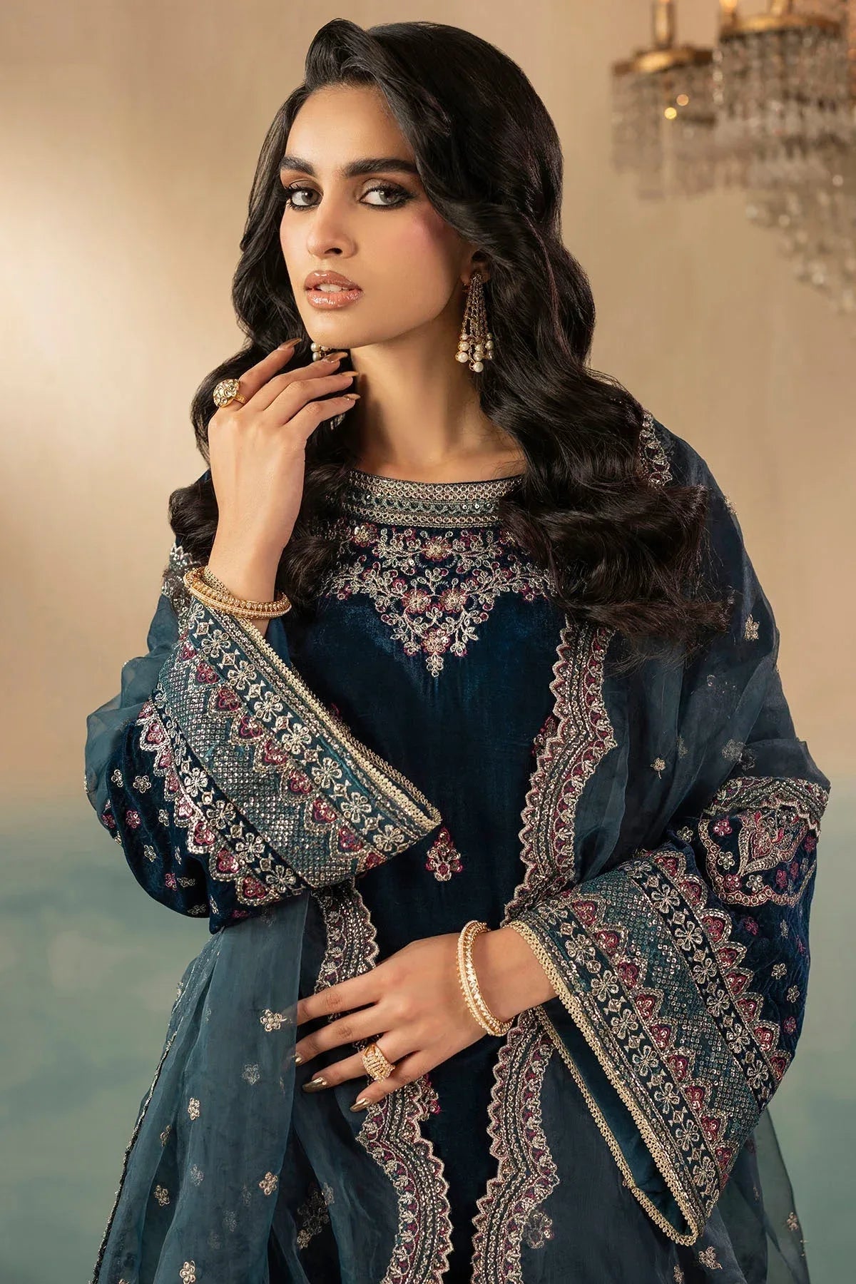 Motifz | Premium Winter 25 | 5671-STORM - Rang-e-Khaas