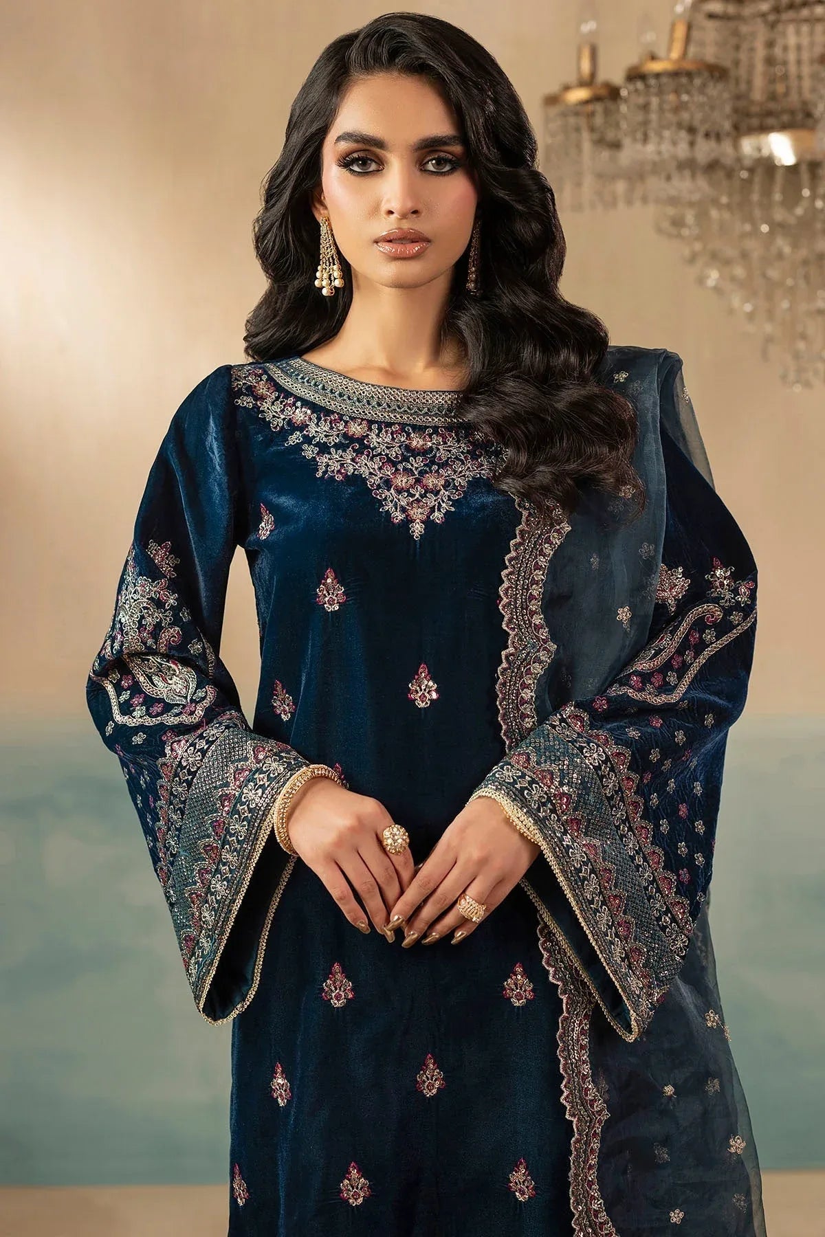 Motifz | Premium Winter 25 | 5671-STORM - Rang-e-Khaas
