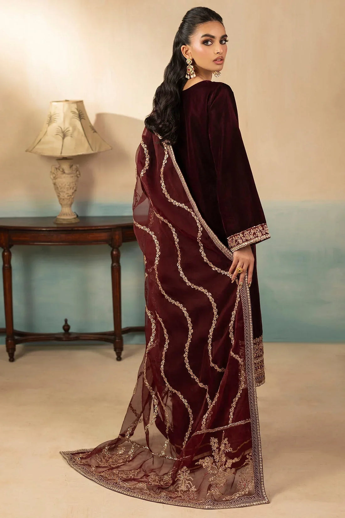 Motifz | Premium Winter 25 | 5672-ELSIE - Rang-e-Khaas