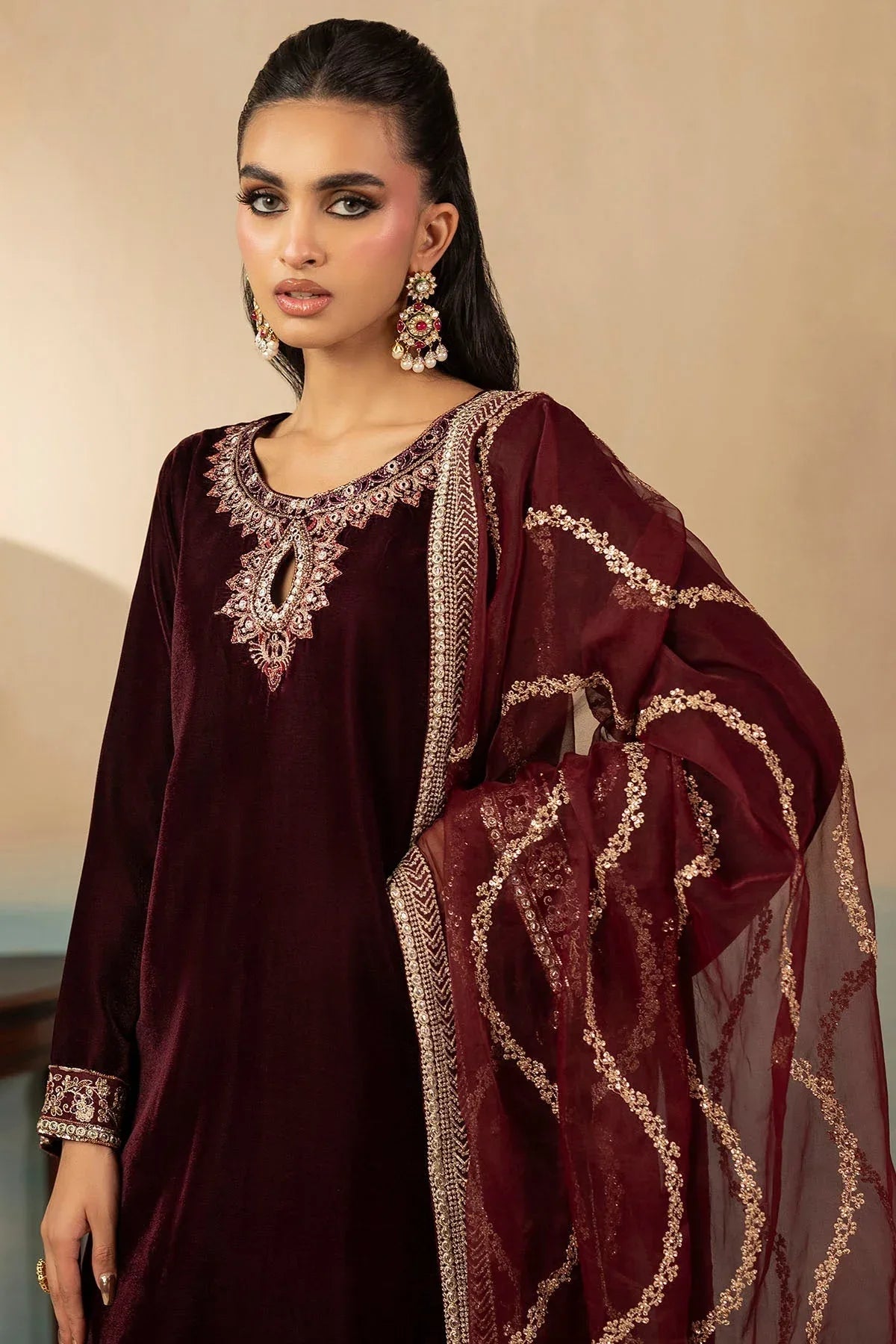 Motifz | Premium Winter 25 | 5672-ELSIE - Rang-e-Khaas