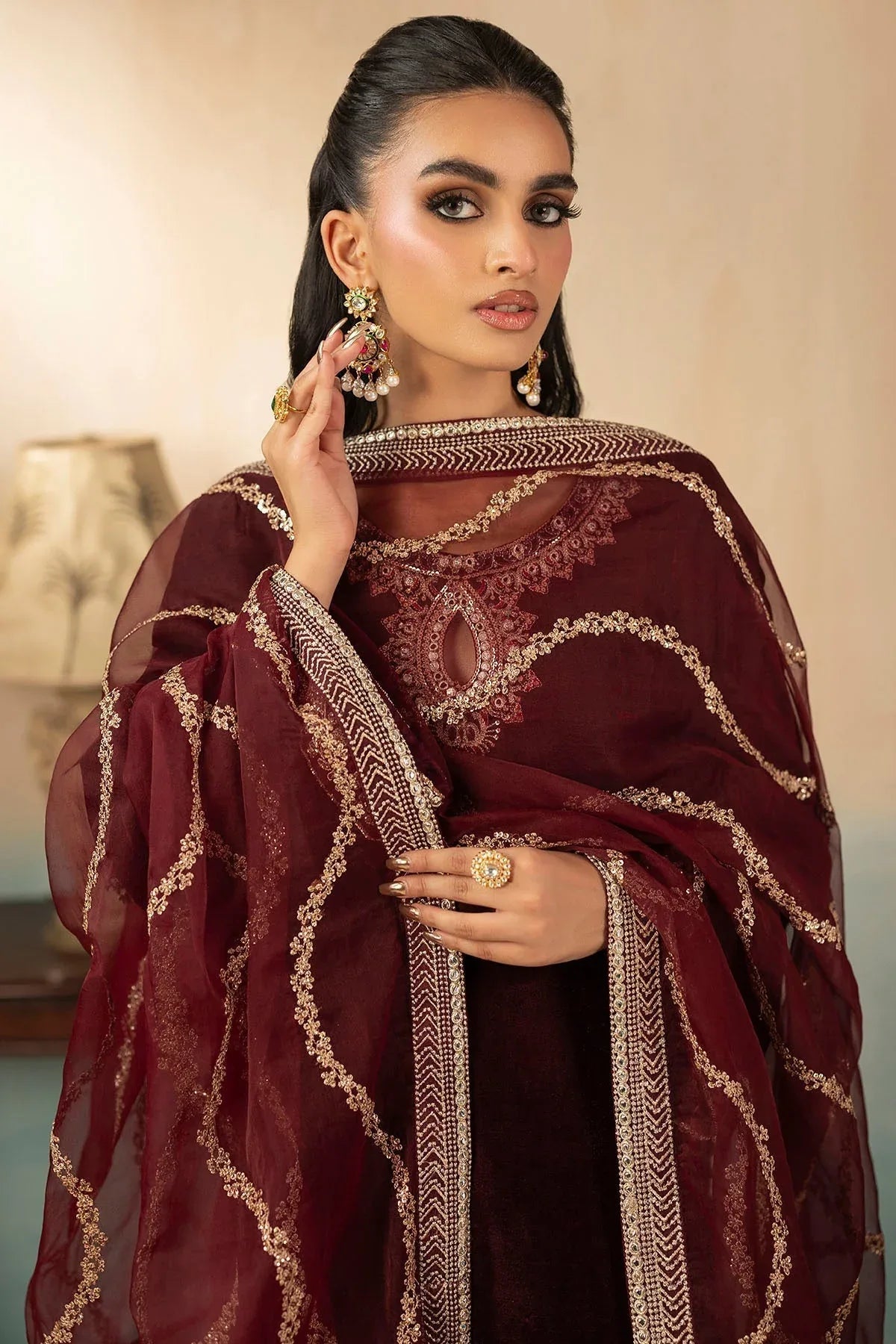 Motifz | Premium Winter 25 | 5672-ELSIE - Rang-e-Khaas