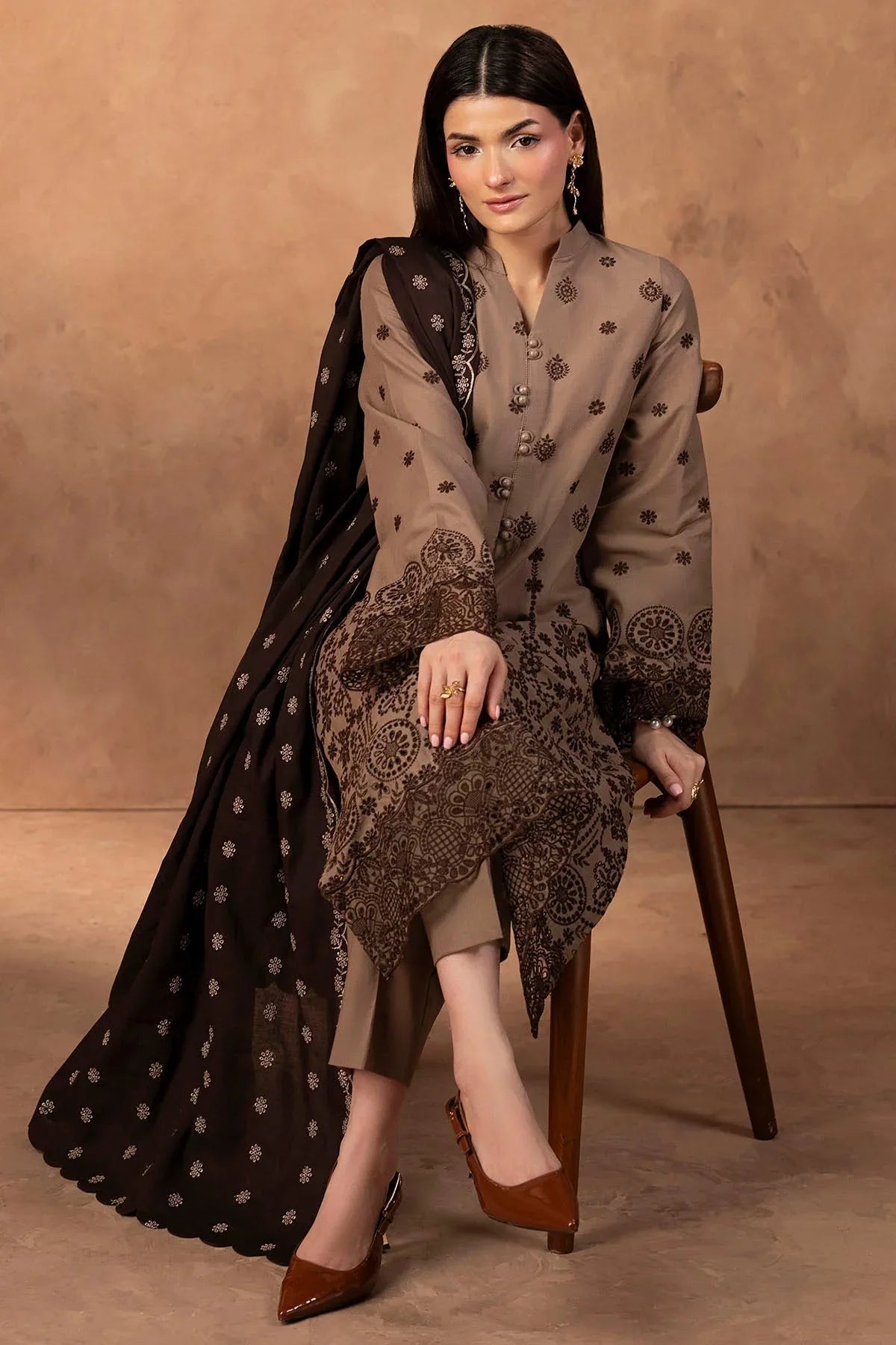 Motifz | Premium Winter 25 | 5682-COCO - Rang-e-Khaas