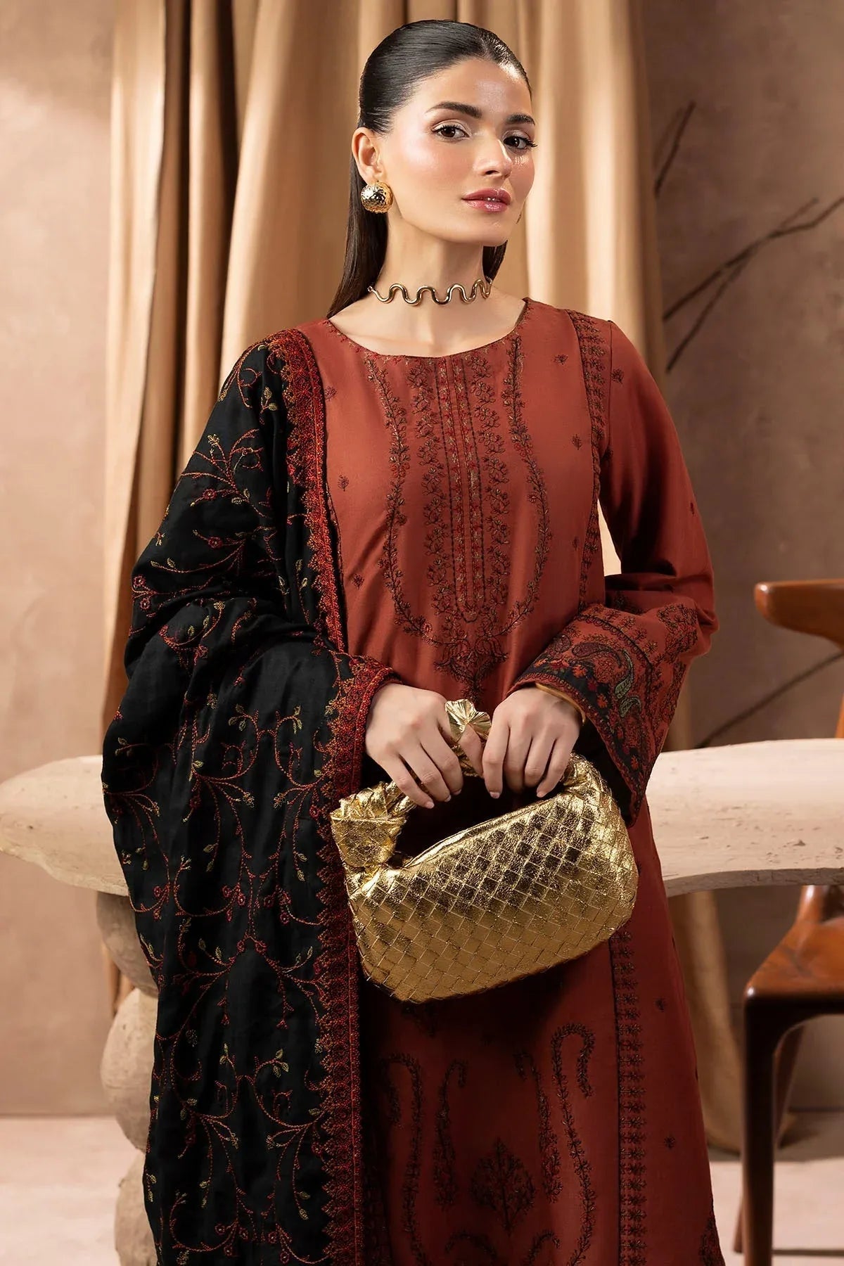 Motifz | Premium Winter 25 | 5685-ALYSSA - Rang-e-Khaas