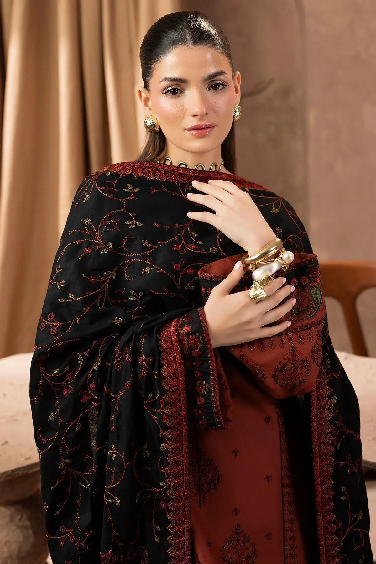 Motifz | Premium Winter 25 | 5685-ALYSSA - Rang-e-Khaas