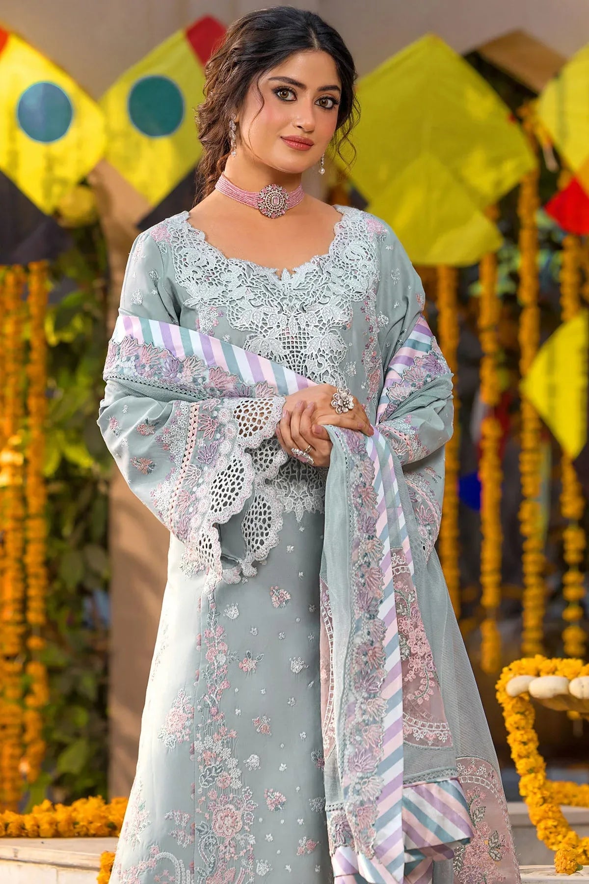 5921-DEW EMBROIDERED LAWN UNSTITCHED