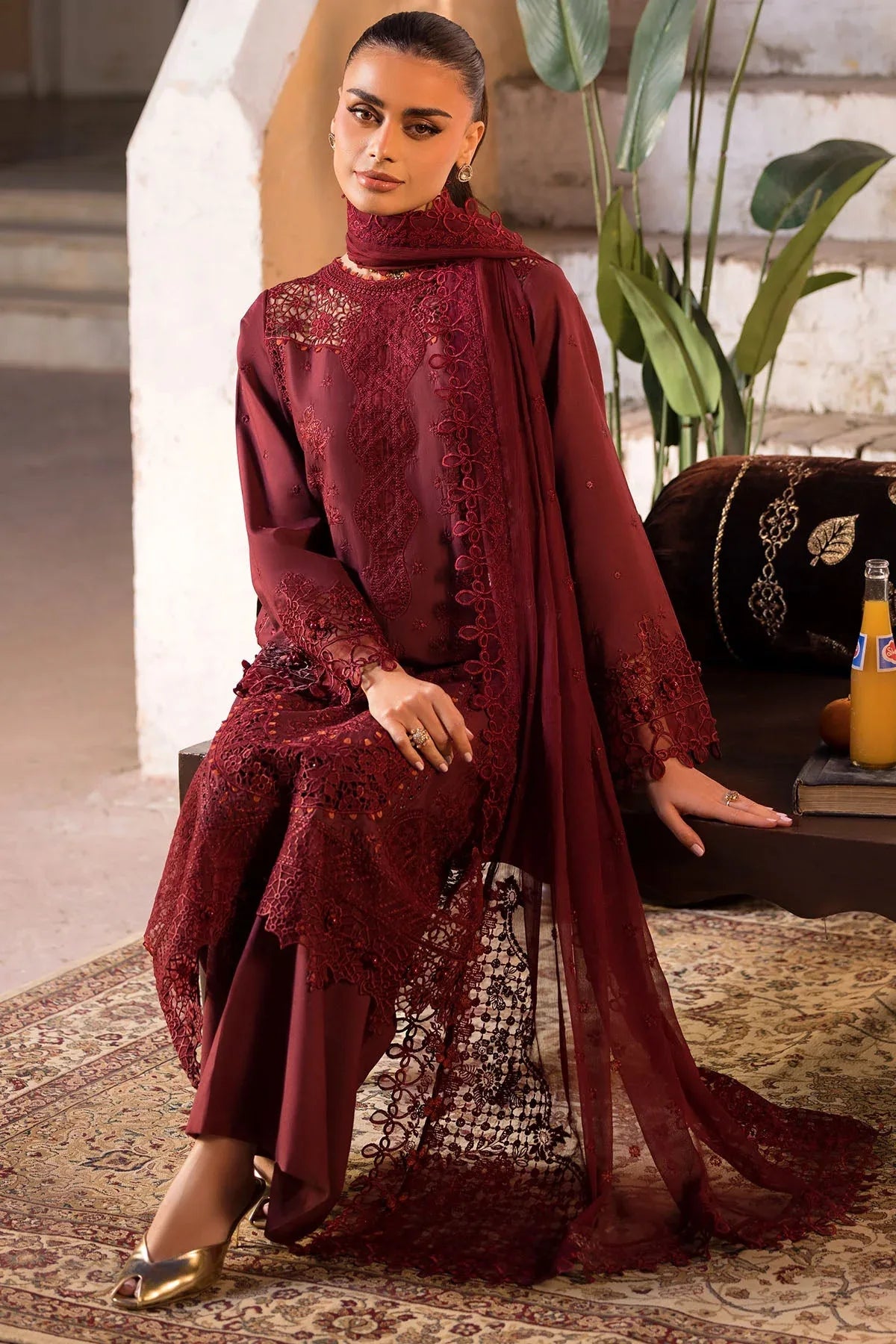5936-CATALINA EMBROIDERED LAWN UNSTITCHED