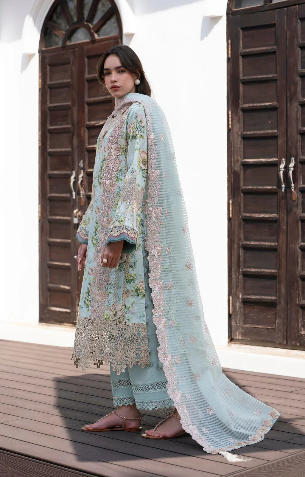 AJR Couture | Printakari Lawn 25 | Myrtle - Rang-e-Khaas