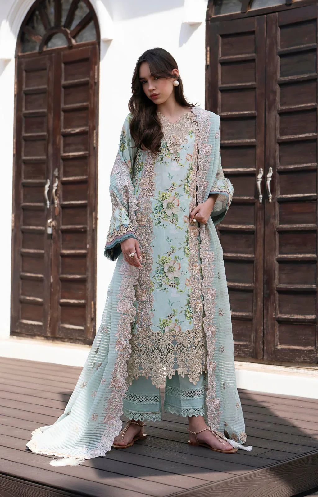 AJR Couture | Printakari Lawn 25 | Myrtle - Rang-e-Khaas