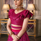 Waqas Shah | Malika - E - Elizabeth | FUCHSIA
