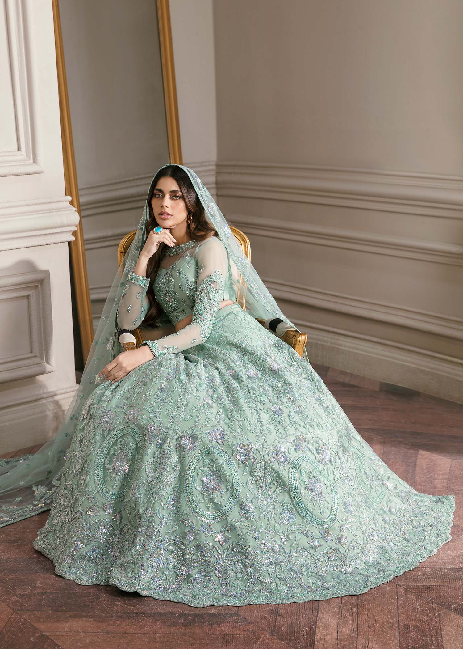Waqas Shah | Malika - E - Elizabeth | BLUE MIST