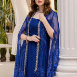Maria B 3 Piece Embroidered Chiffon Suit | MPC-25-103 - Rang-e-Khaas