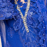 Maria B 3 Piece Embroidered Chiffon Suit | MPC-25-103 - Rang-e-Khaas