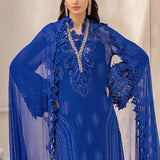 Maria B 3 Piece Embroidered Chiffon Suit | MPC-25-103 - Rang-e-Khaas