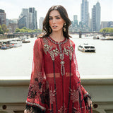 Maria B 3 Piece Embroidered Organza Suit - Rang-e-Khaas