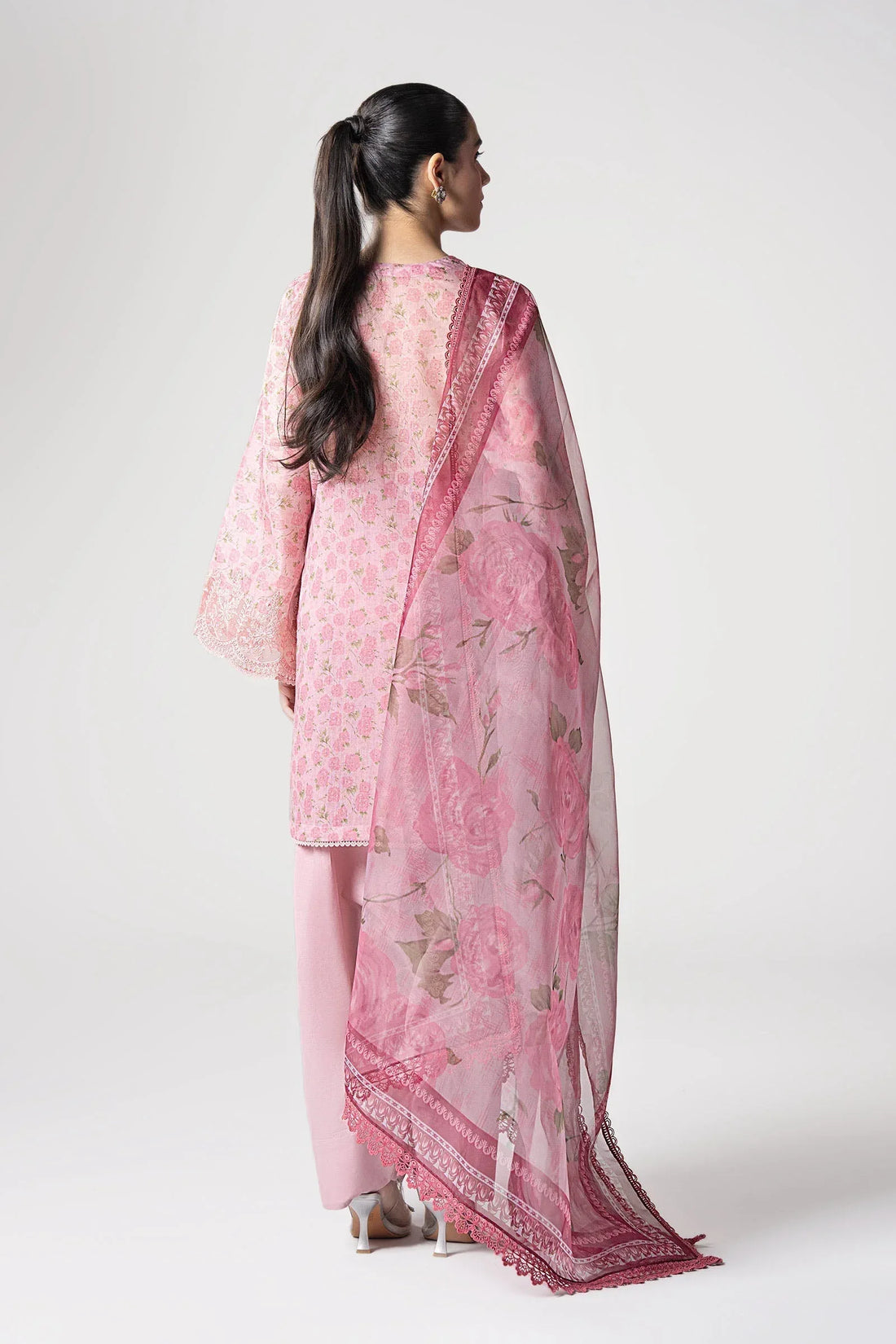 Maria B | Basics RTW | 3 Pc Embroidered Dobby Suit | MB-CS25-145 - Rang-e-Khaas