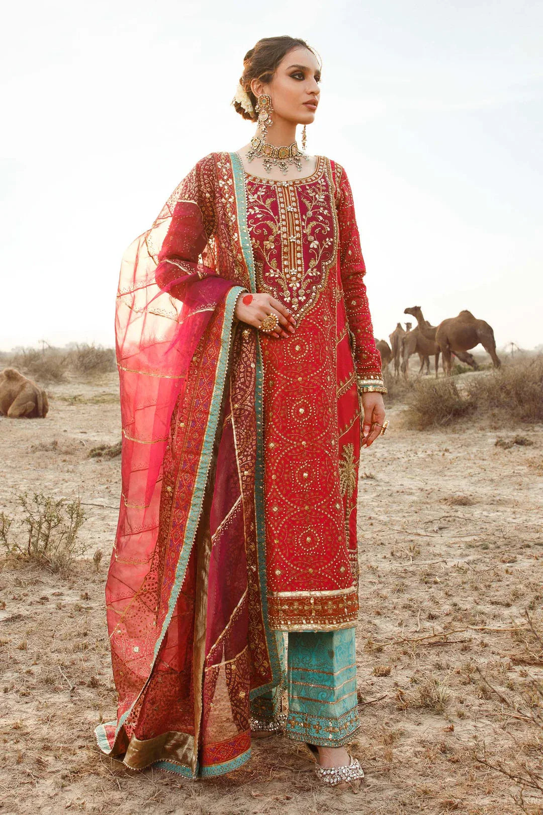 Maria B | Bridal Couture | Chundari - Rang-e-Khaas