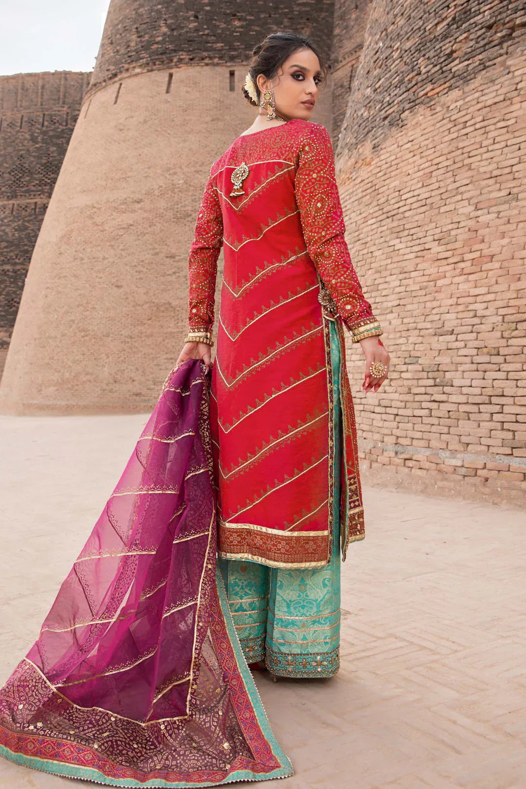 Maria B | Bridal Couture | Chundari - Rang-e-Khaas