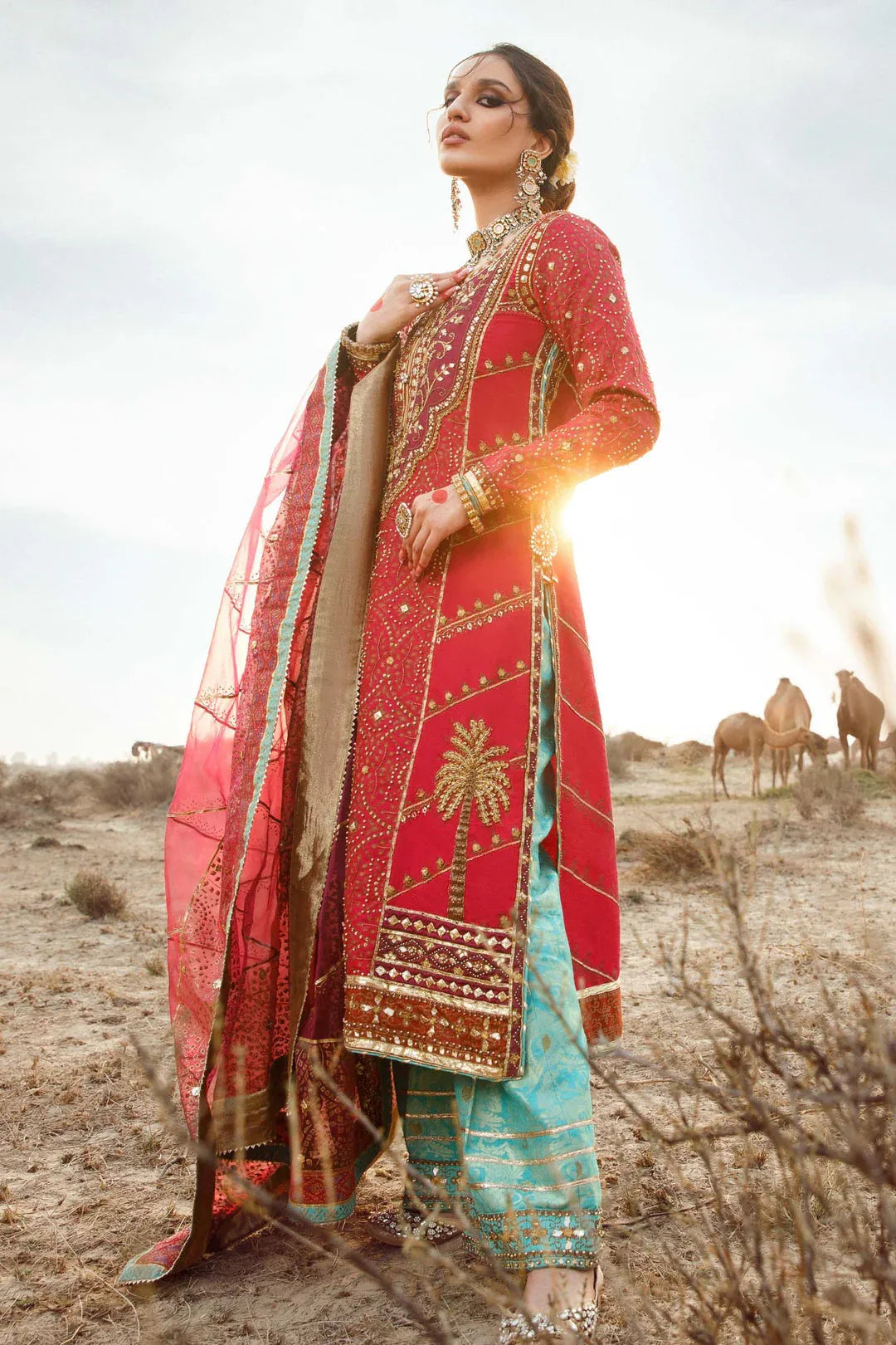Maria B | Bridal Couture | Chundari - Rang-e-Khaas