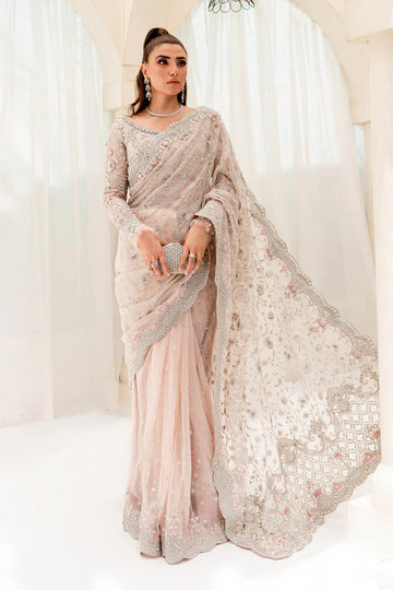 Maria B | Bridal Couture | Pale Pink MC-909 - Rang-e-Khaas