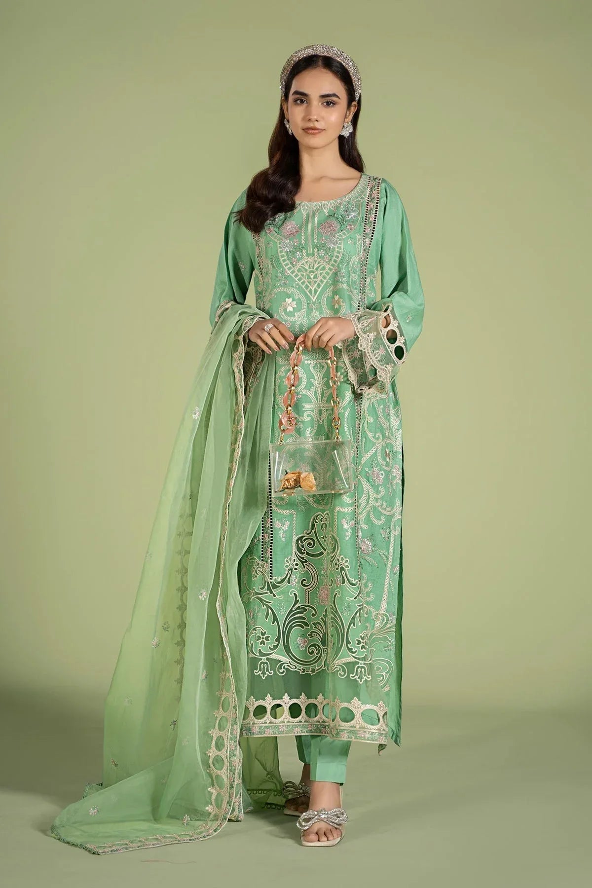 Maria B | Casual Pret 2024 |  DW-EF24-18 - Rang-e-Khaas