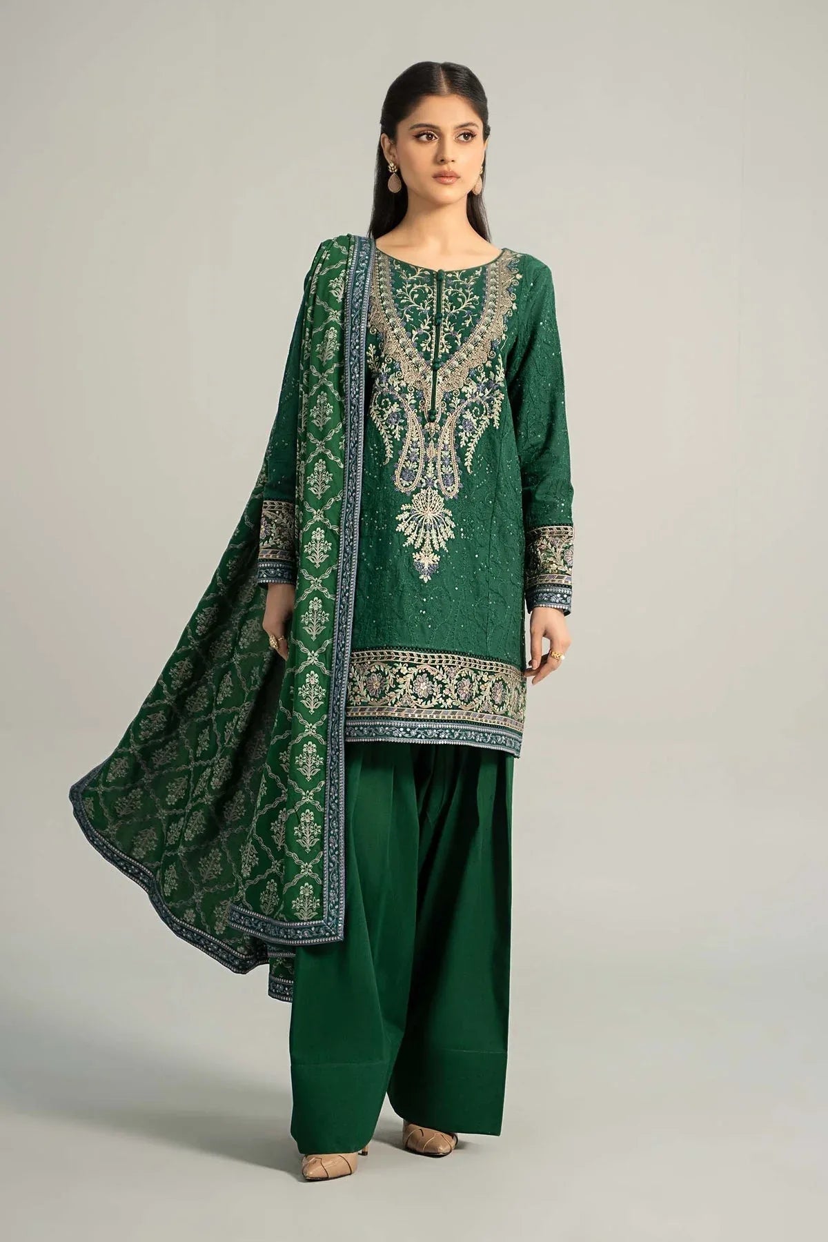 Maria B | Casual Pret 2024 |  DW-W24-12 - Rang-e-Khaas