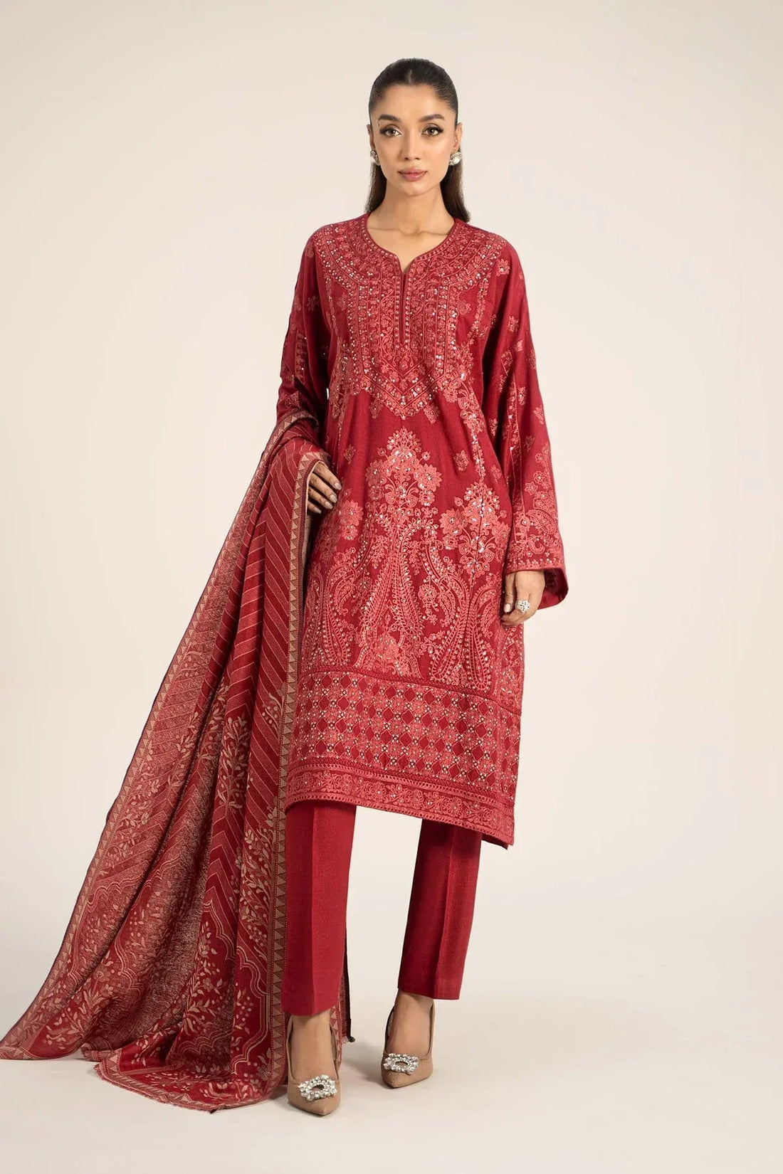 Maria B | Casual Pret 2024 |   DW-W24-14 - Rang-e-Khaas