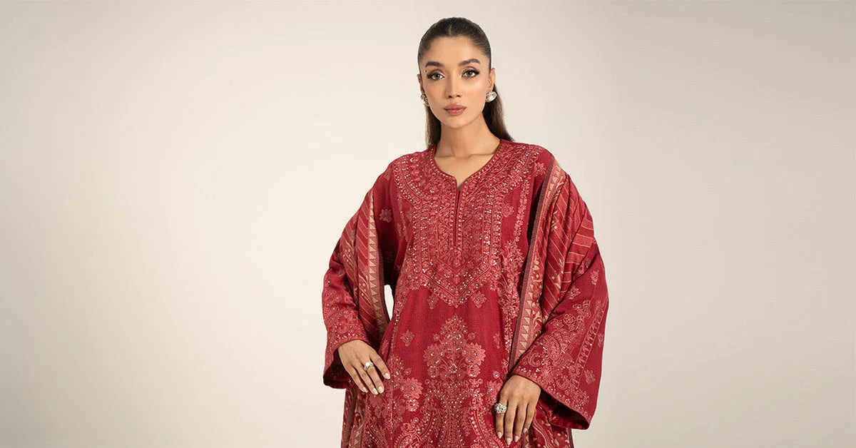 Maria B | Casual Pret 2024 |   DW-W24-14 - Rang-e-Khaas