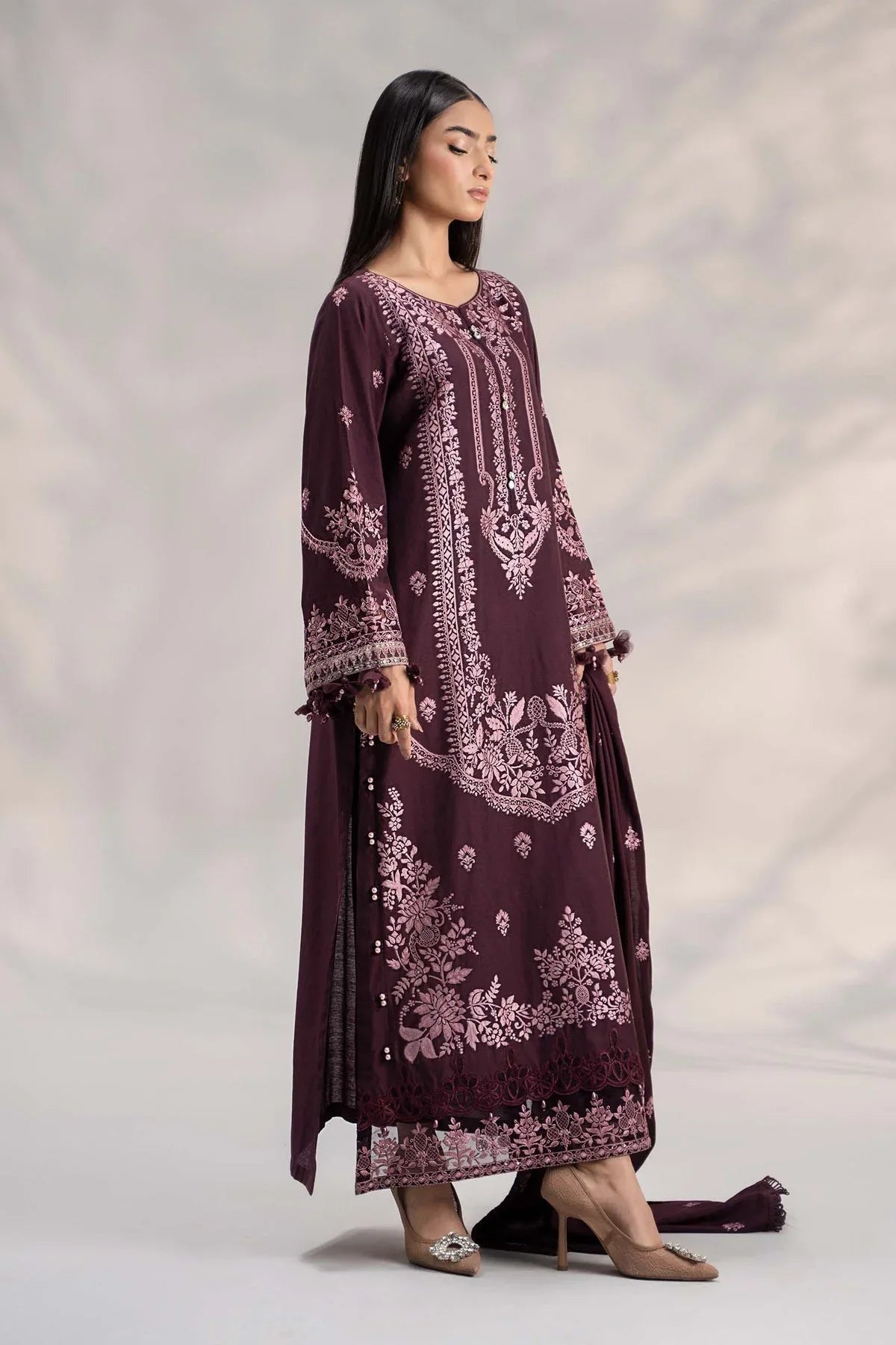 Maria B | Casual Pret 2024 |  DW-W24-21 - Rang-e-Khaas
