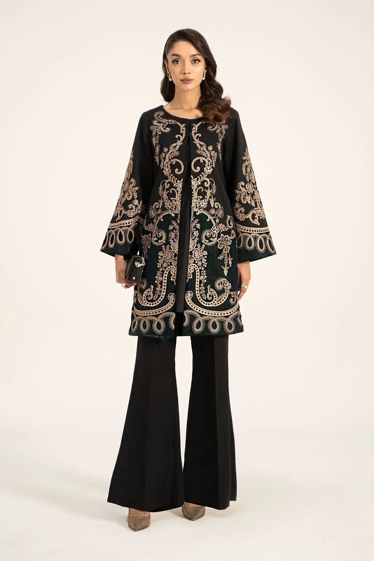 Maria B | Casual Pret 2024 | Khaddar Suit | DW-W24-113 - Rang-e-Khaas