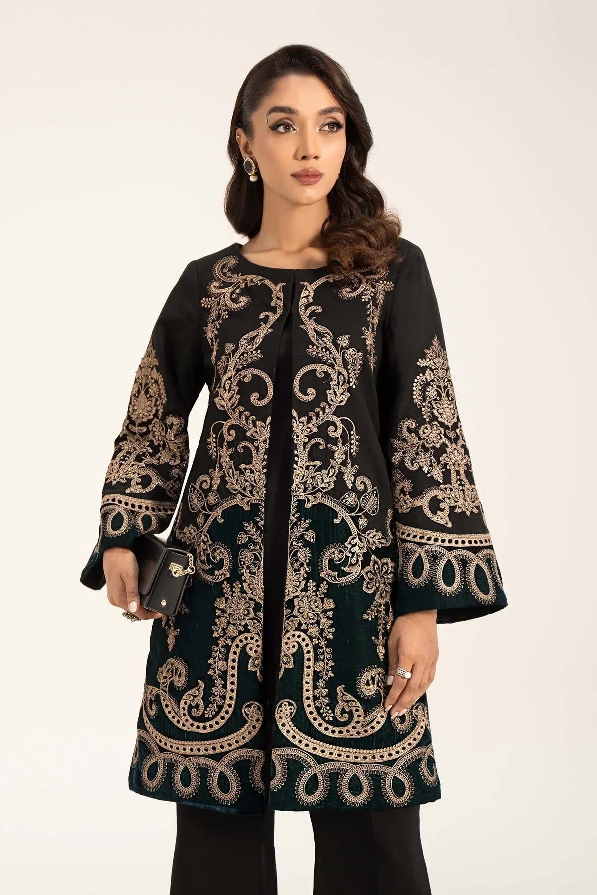 Maria B | Casual Pret 2024 | Khaddar Suit | DW-W24-113 - Rang-e-Khaas