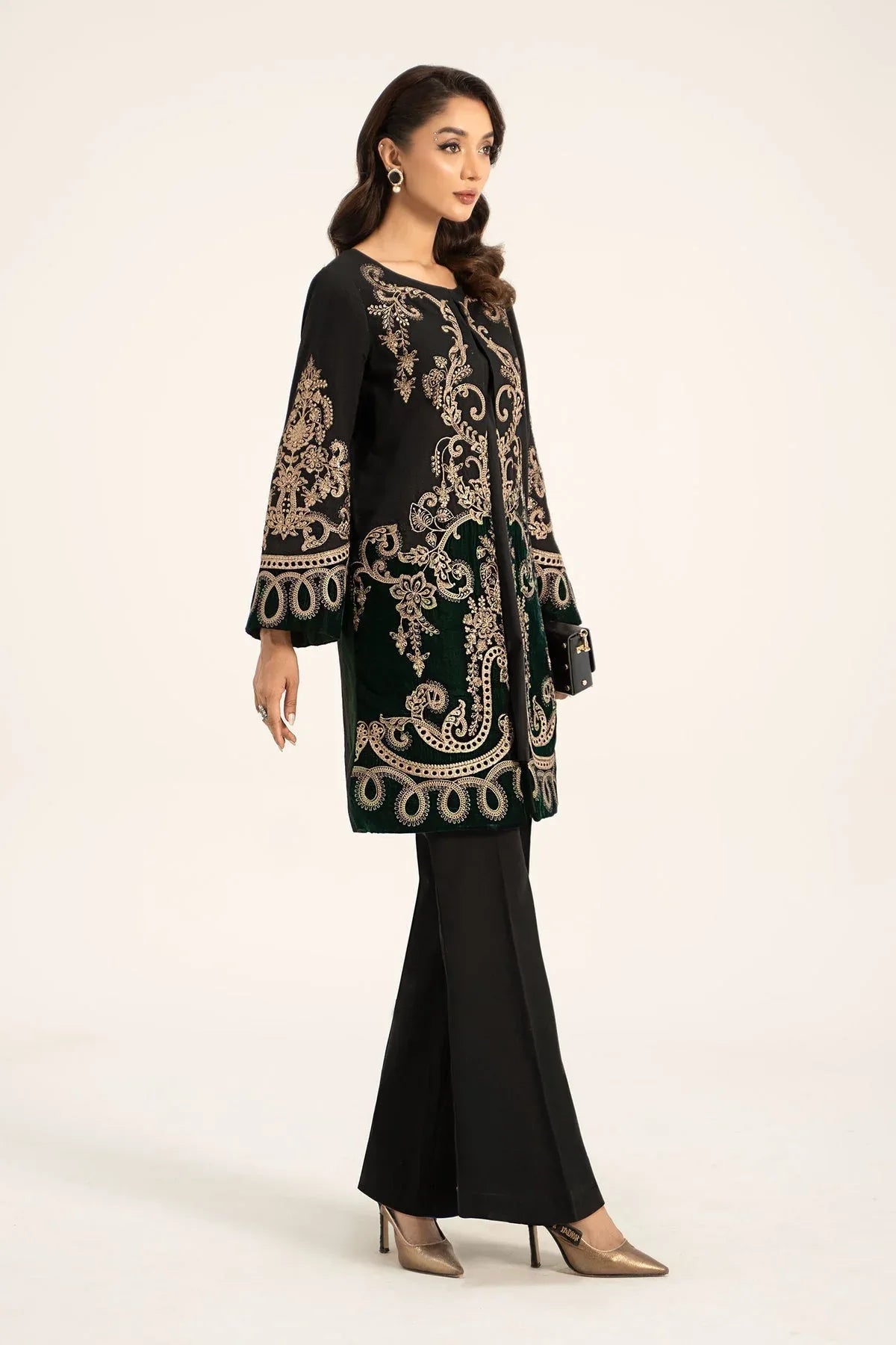Maria B | Casual Pret 2024 | Khaddar Suit | DW-W24-113 - Rang-e-Khaas