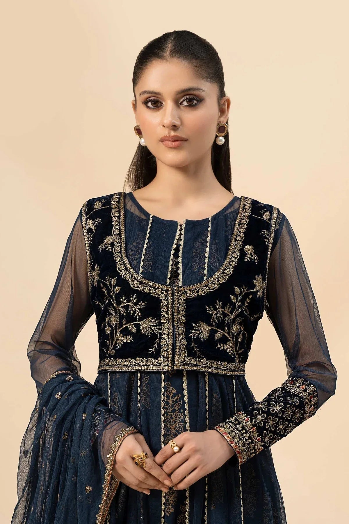 Maria B | Casual Pret 2024 | Khaddar Suit | DW-W24-151 - Rang-e-Khaas
