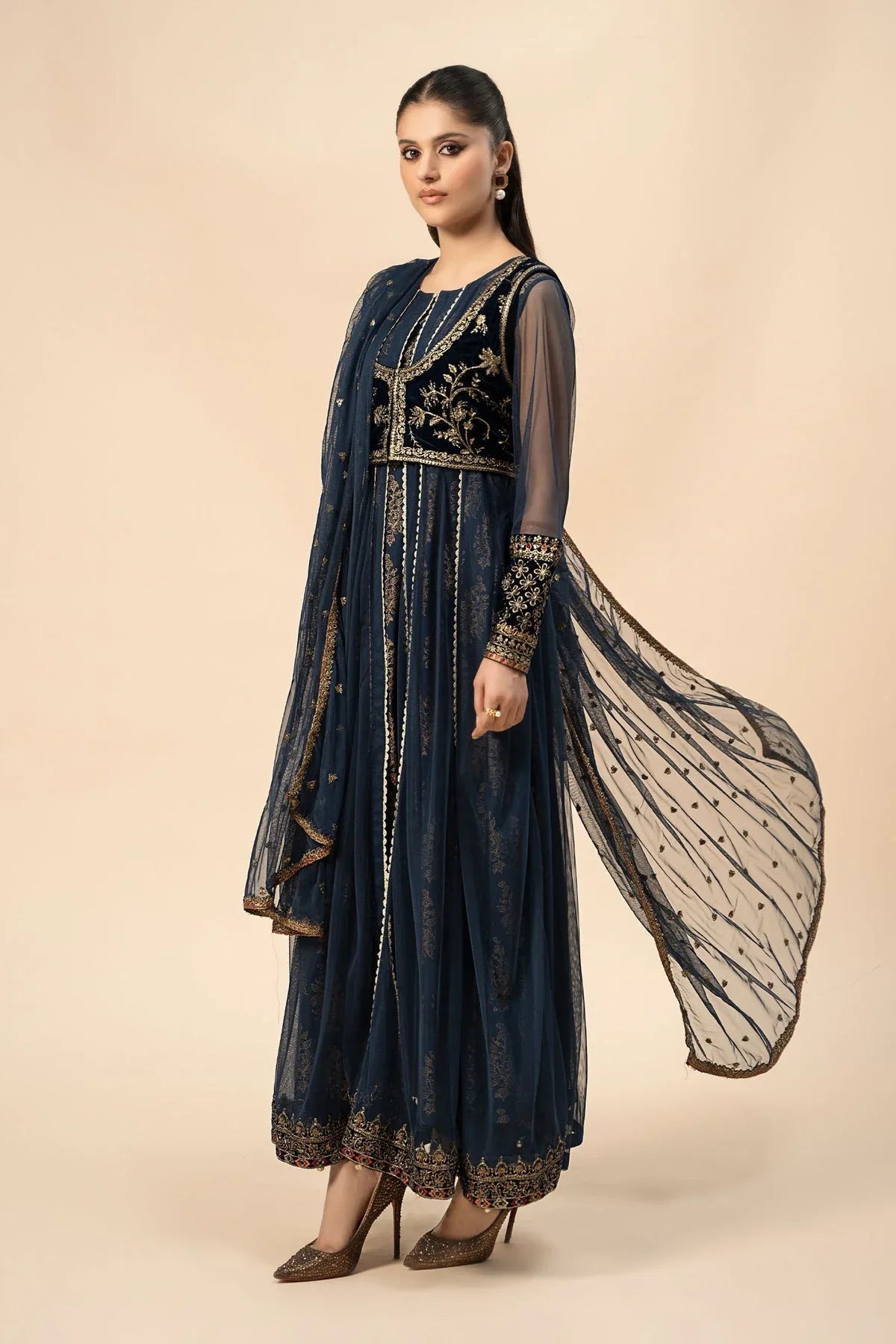 Maria B | Casual Pret 2024 | Khaddar Suit | DW-W24-151 - Rang-e-Khaas