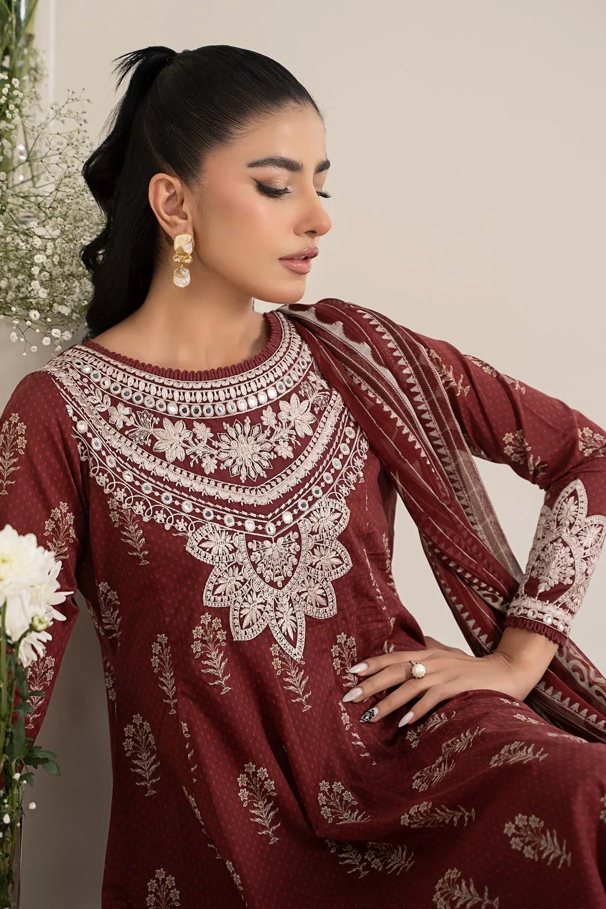 Maria B | Casual Pret 25 | DW-EF25-22 - Rang-e-Khaas