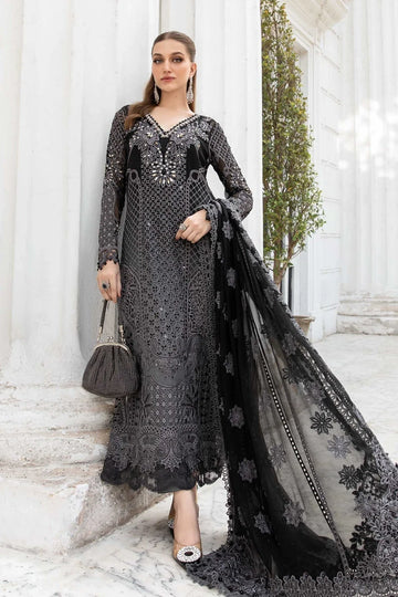 Maria B | Chiffon Formals 24 | Chiffon Suit | MPC-24-101 - Rang-e-Khaas
