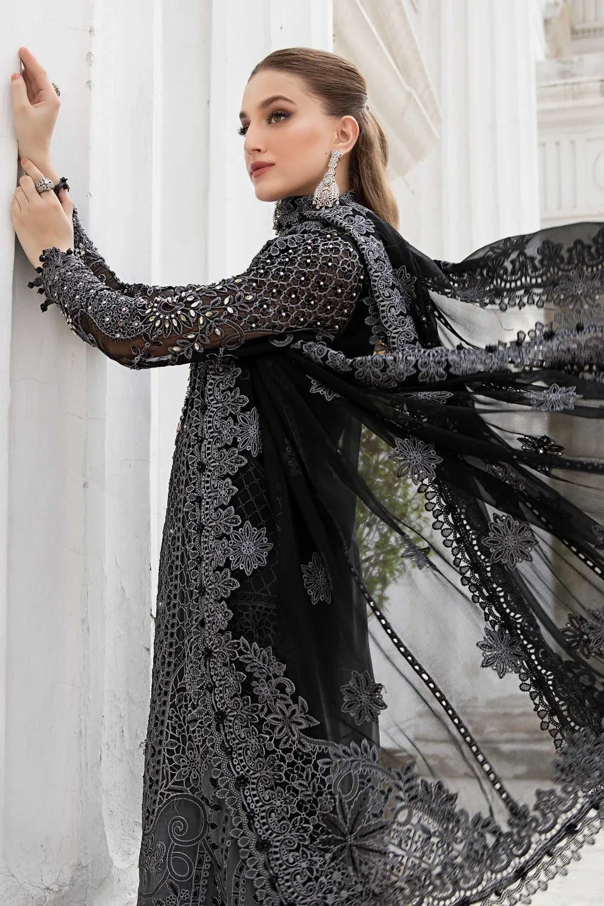Maria B | Chiffon Formals 24 | Chiffon Suit | MPC-24-101 - Rang-e-Khaas