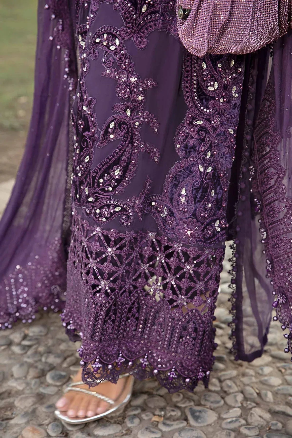 Maria B | Chiffon Formals 24 | Chiffon Suit | MPC-24-102 - Rang-e-Khaas