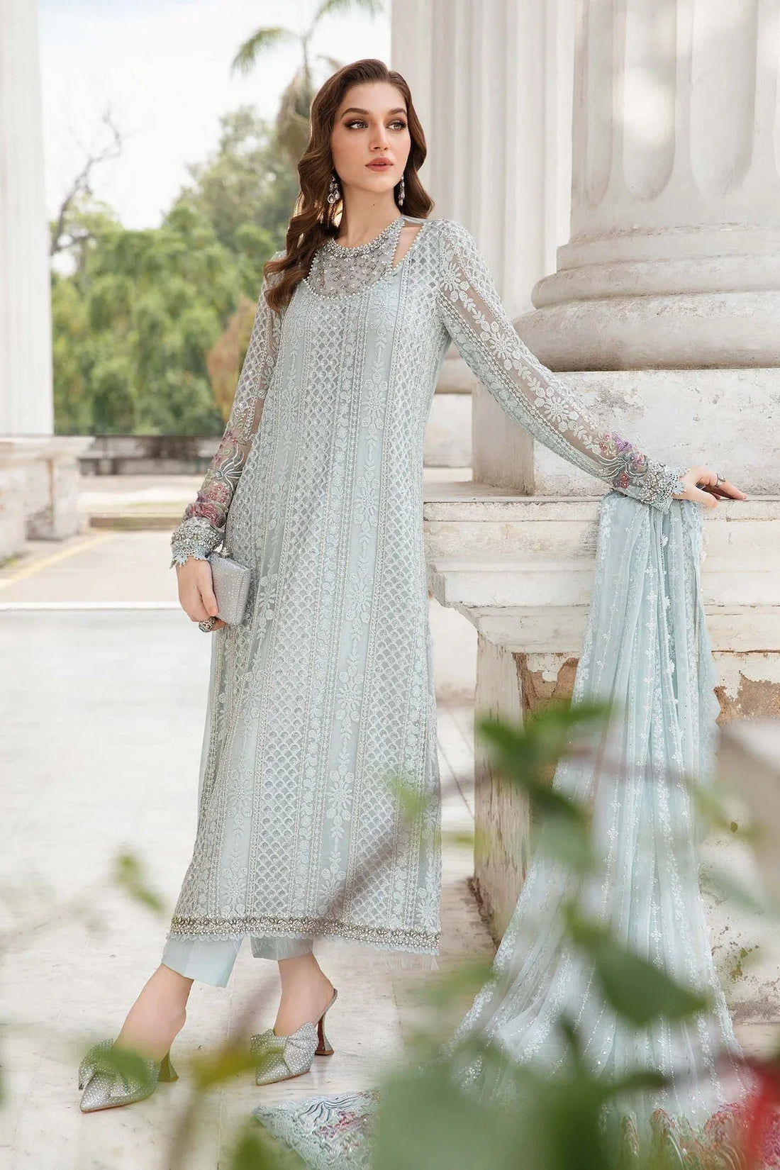 Maria B | Chiffon Formals 24 | Chiffon Suit | MPC-24-103 - Rang-e-Khaas