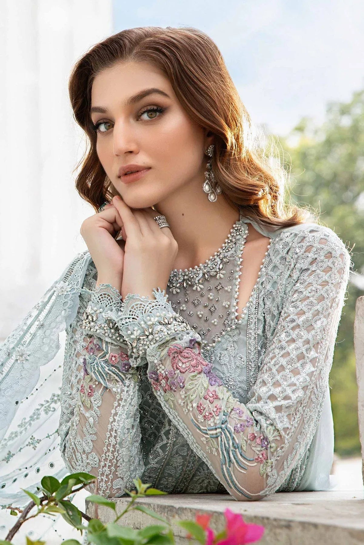Maria B | Chiffon Formals 24 | Chiffon Suit | MPC-24-103 - Rang-e-Khaas