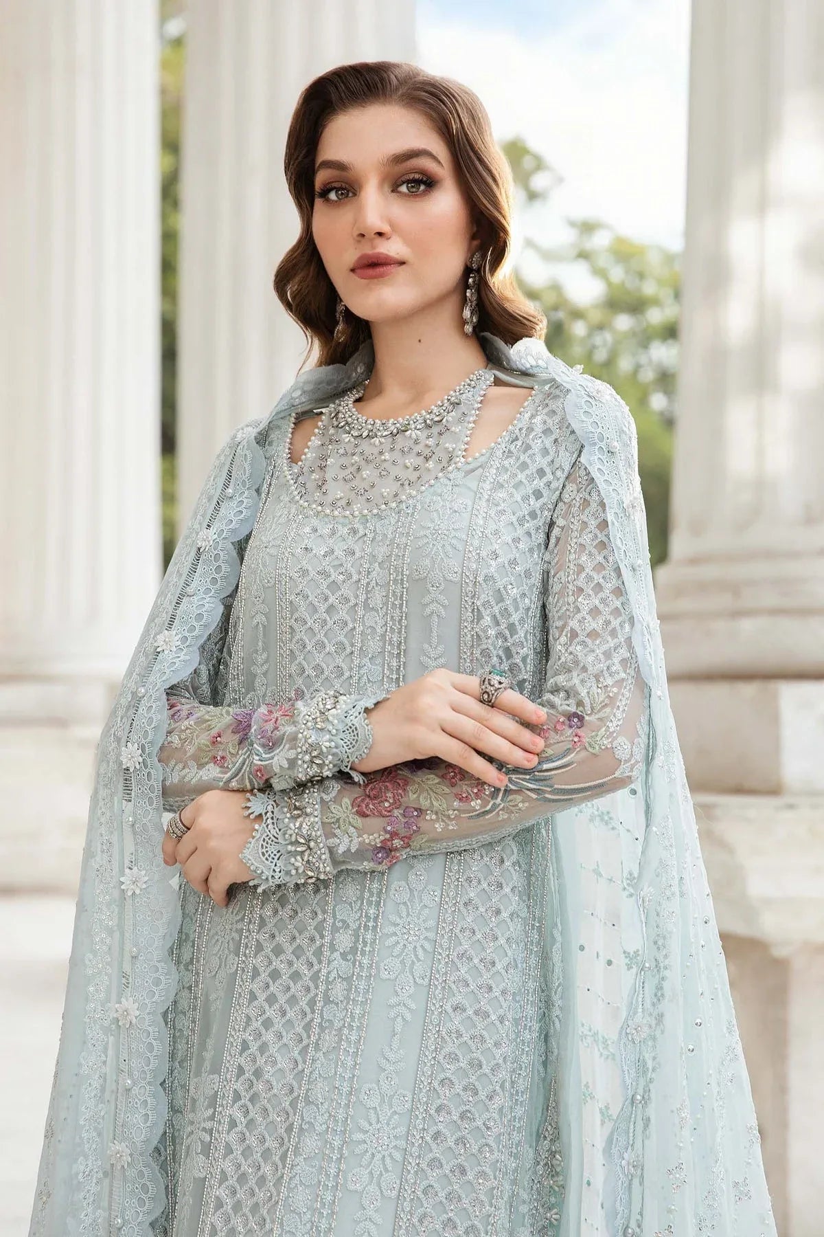 Maria B | Chiffon Formals 24 | Chiffon Suit | MPC-24-103 - Rang-e-Khaas