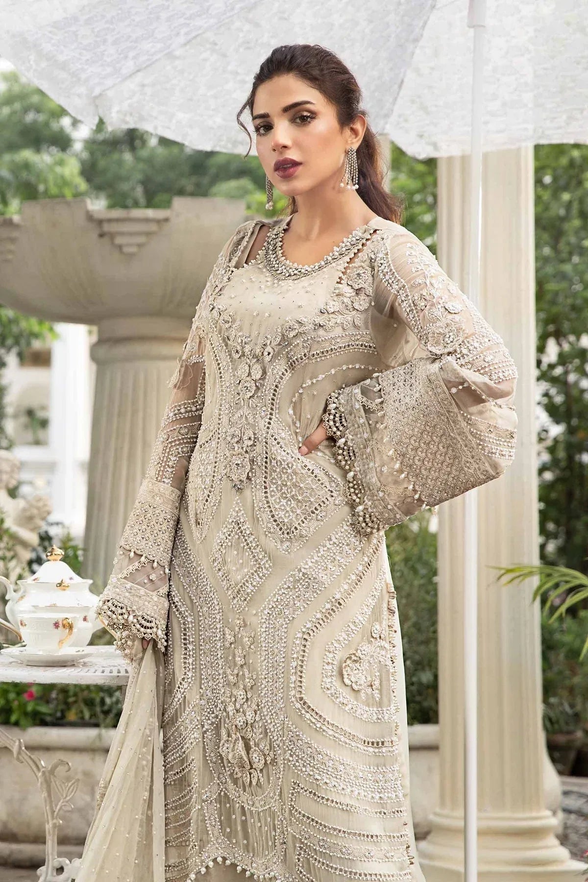 Maria B | Chiffon Formals 24 | Chiffon Suit | MPC-24-104 - Rang-e-Khaas