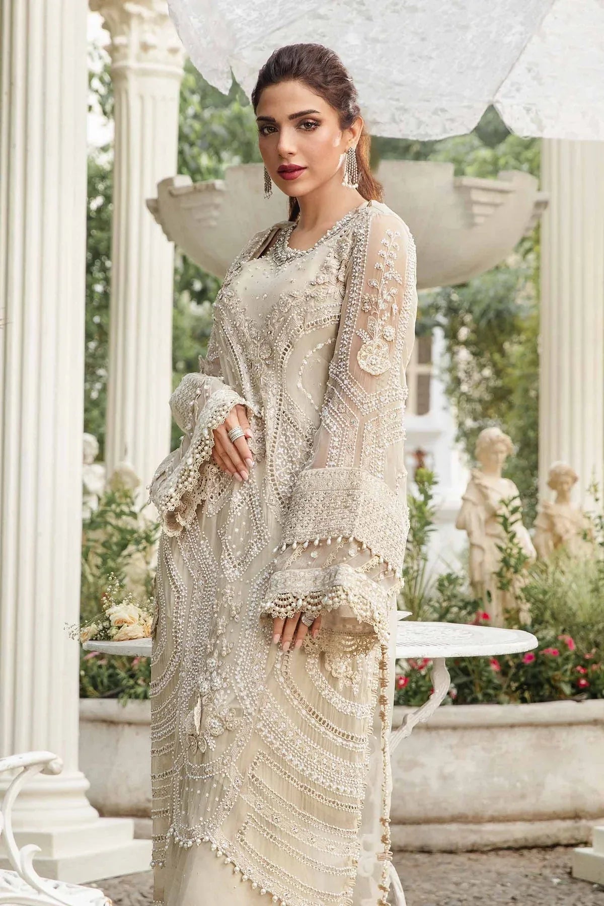 Maria B | Chiffon Formals 24 | Chiffon Suit | MPC-24-104 - Rang-e-Khaas