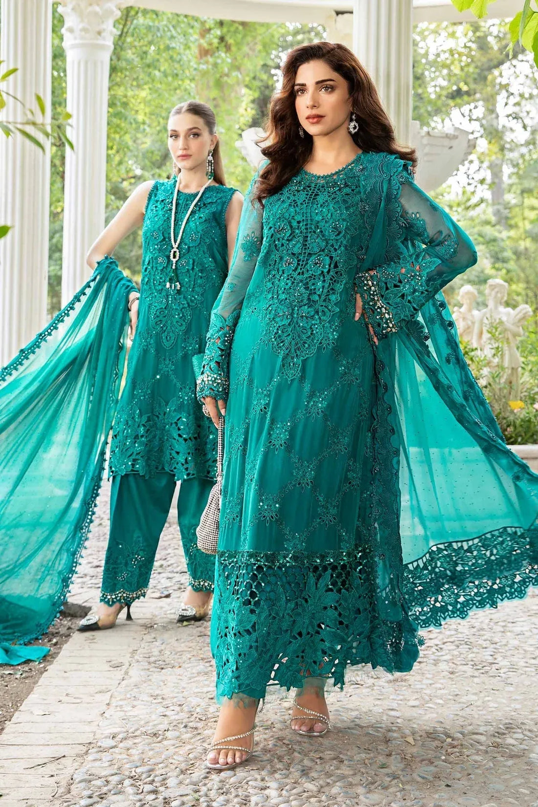 Maria B | Chiffon Formals 24 | Chiffon Suit | MPC-24-105 - Rang-e-Khaas