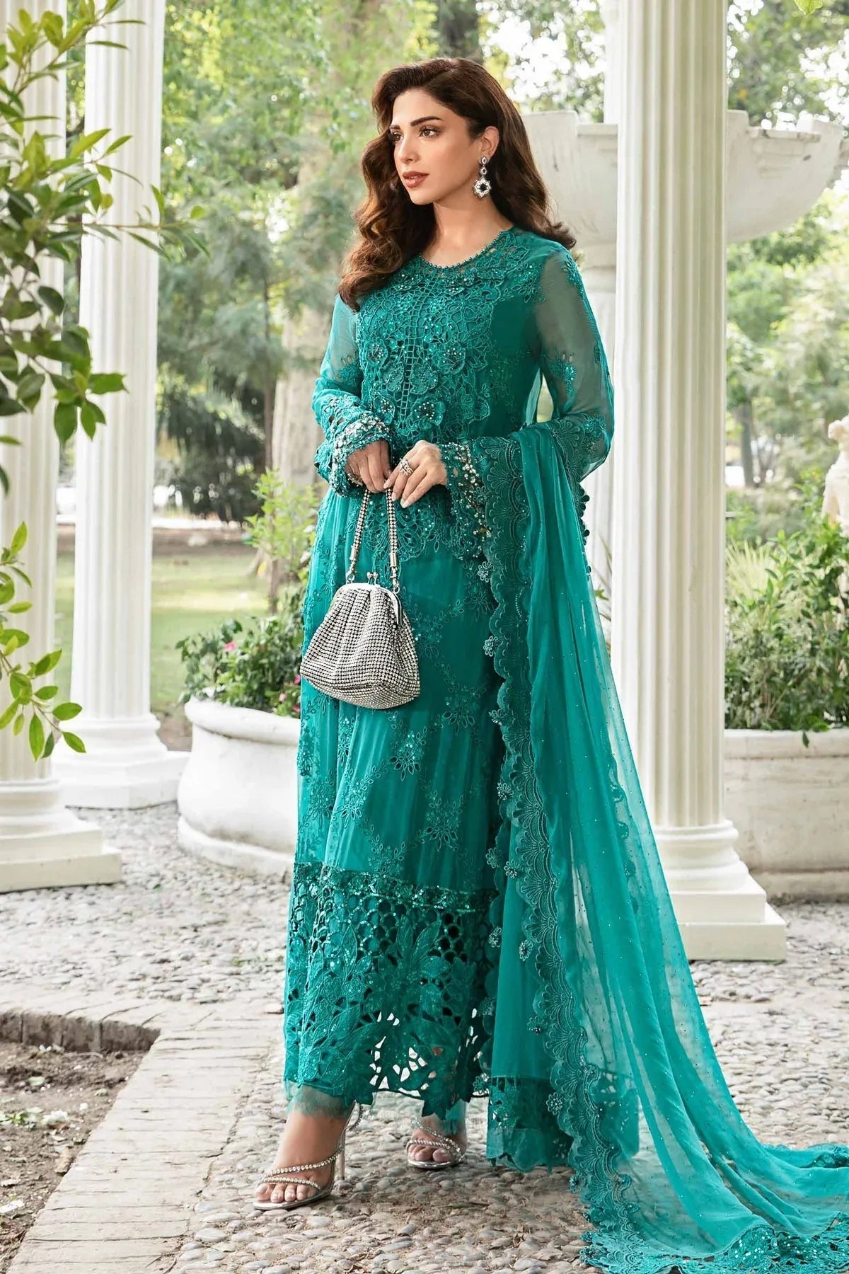 Maria B | Chiffon Formals 24 | Chiffon Suit | MPC-24-105 - Rang-e-Khaas