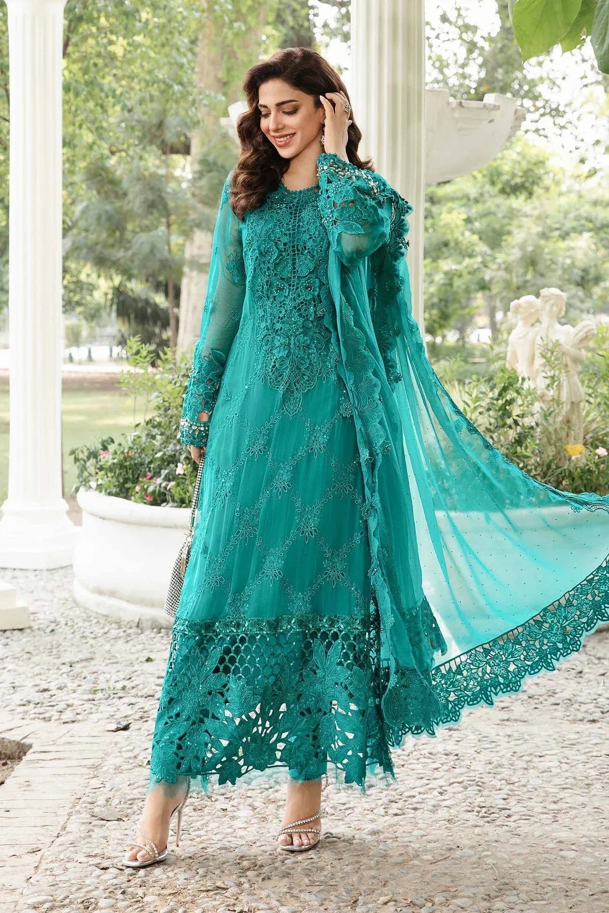 Maria B | Chiffon Formals 24 | Chiffon Suit | MPC-24-105 - Rang-e-Khaas