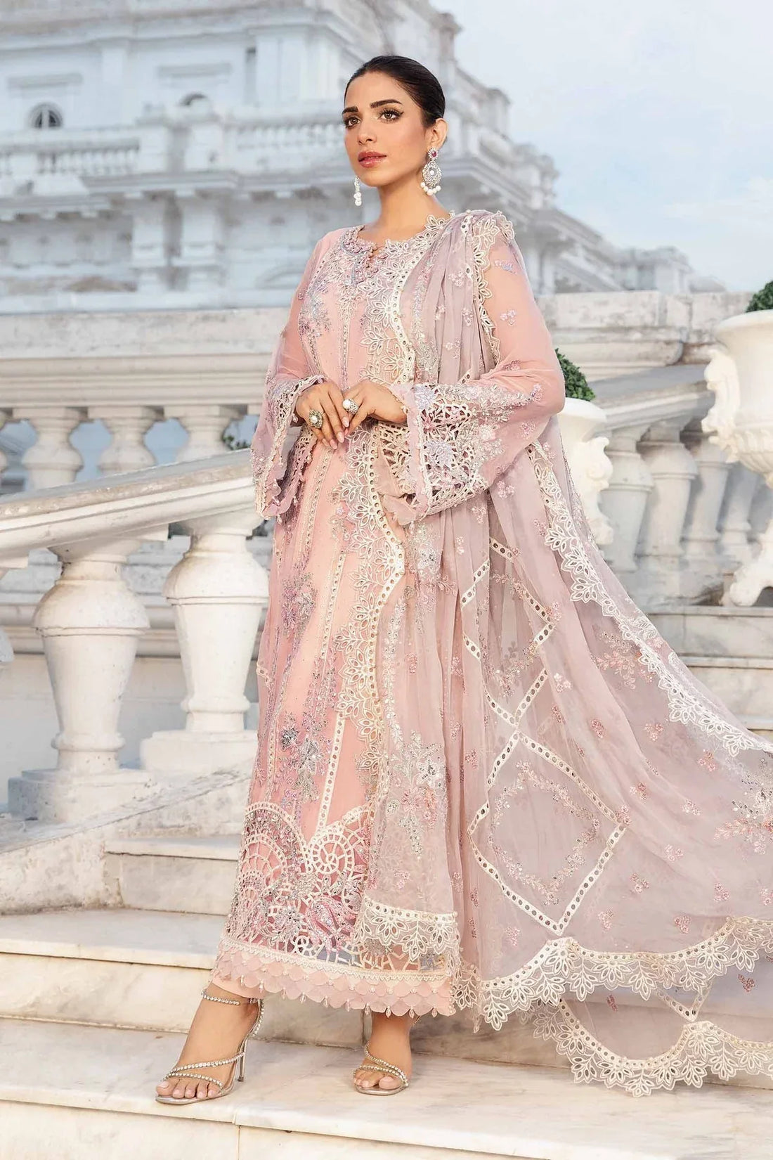 Maria B | Chiffon Formals 24 | Chiffon Suit | MPC-24-106 - Rang-e-Khaas