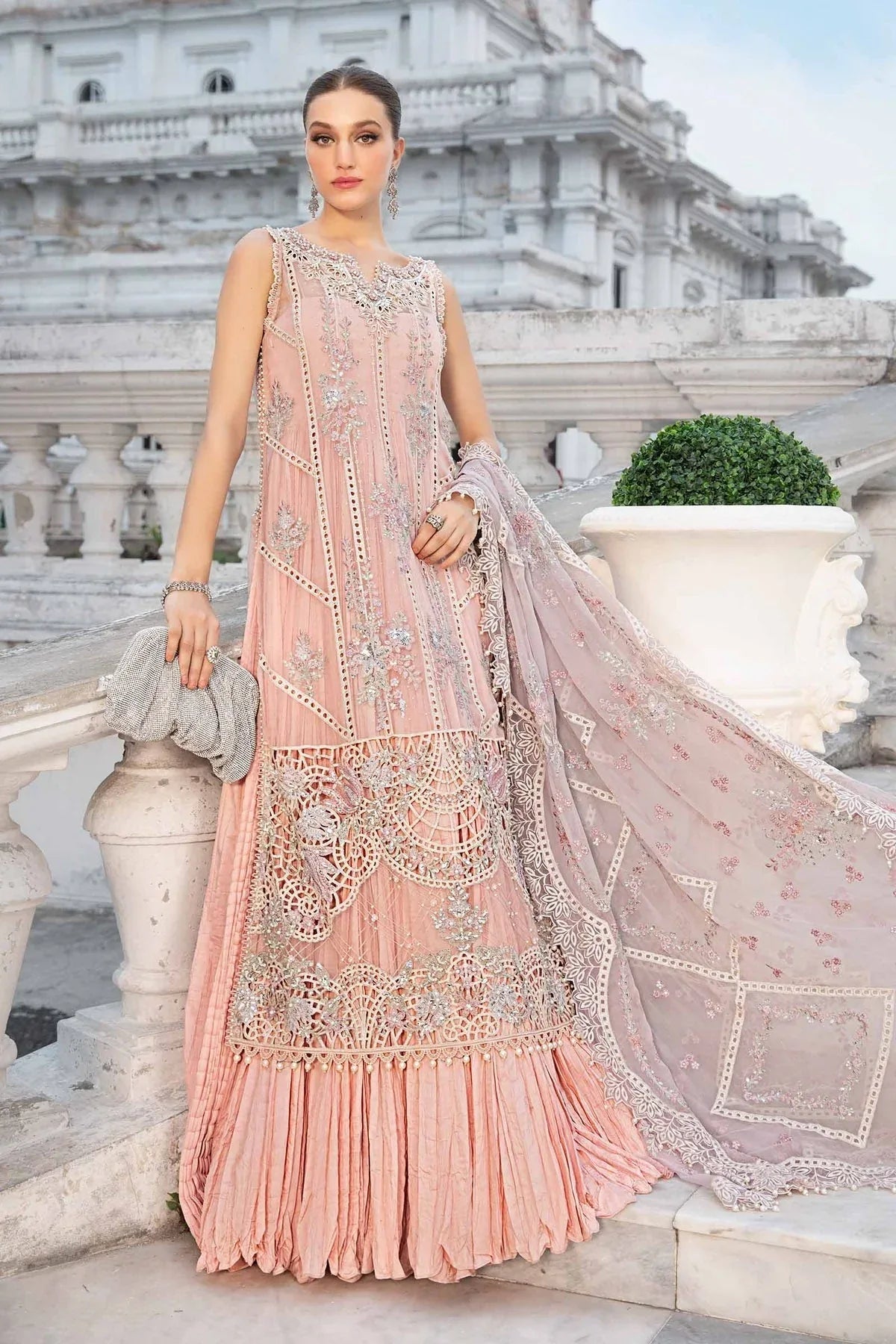 Maria B | Chiffon Formals 24 | Chiffon Suit | MPC-24-106 - Rang-e-Khaas