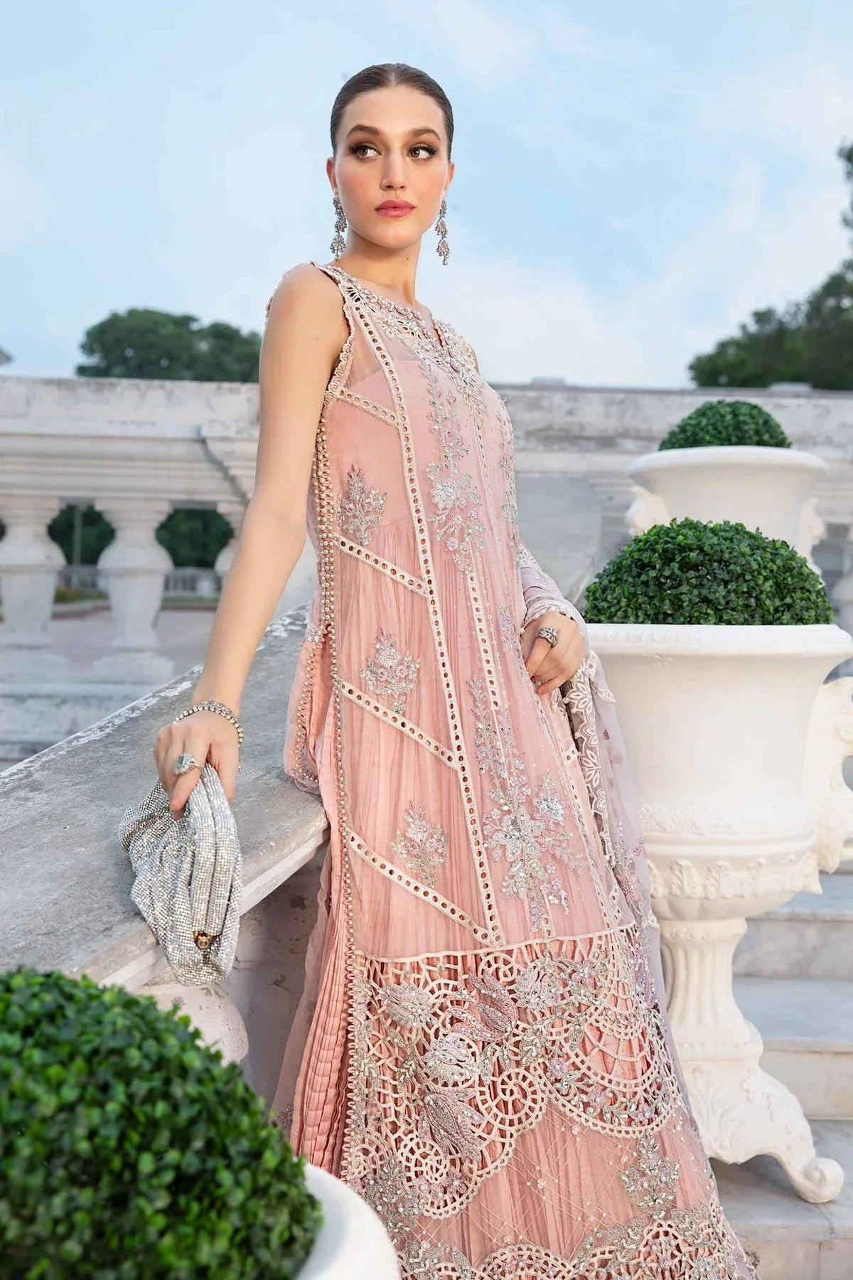 Maria B | Chiffon Formals 24 | Chiffon Suit | MPC-24-106 - Rang-e-Khaas