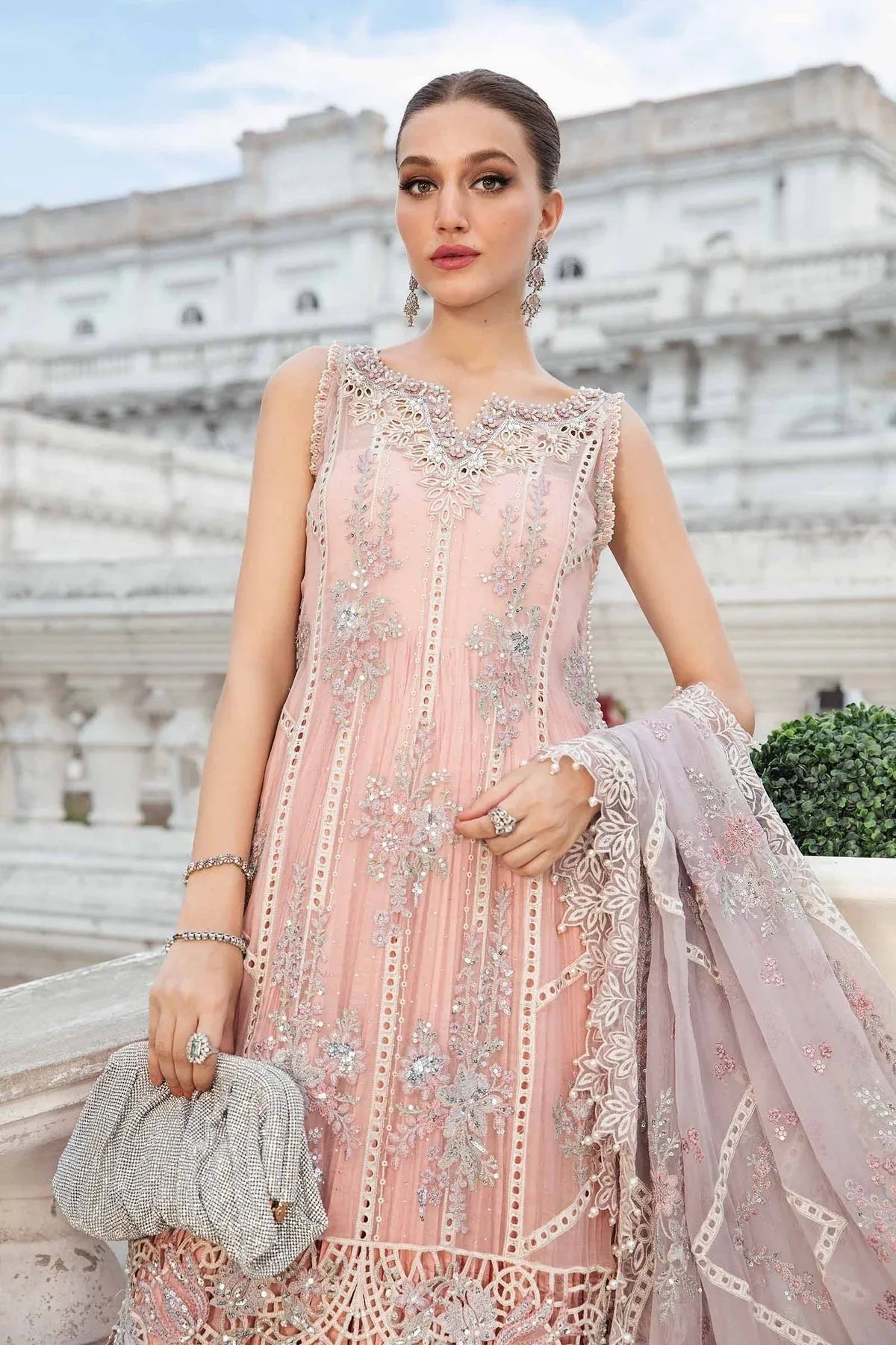 Maria B | Chiffon Formals 24 | Chiffon Suit | MPC-24-106 - Rang-e-Khaas