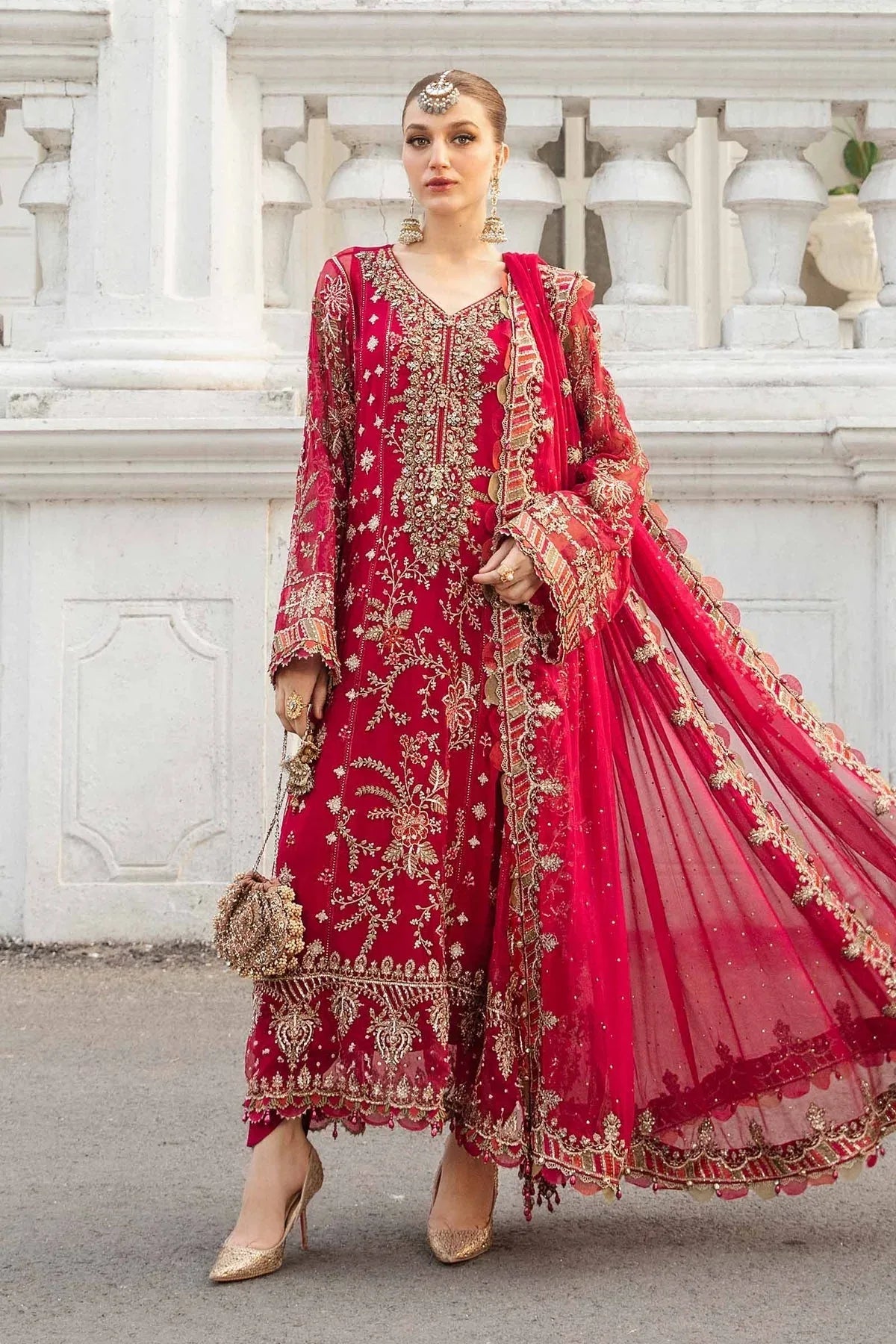 Maria B | Chiffon Formals 24 | Chiffon Suit | MPC-24-107 - Rang-e-Khaas